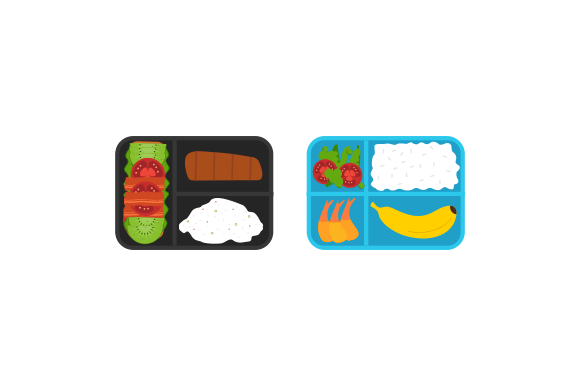 Download Lunchbox Containers with Bright Content - Premium Resources
