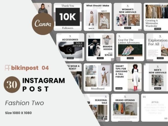 Download Fashion Canva Instagram Post Template - Canva instagram post Collection