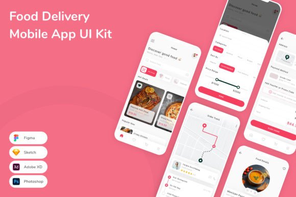 Download Food Delivery Mobile App UI Kit - Food Collection