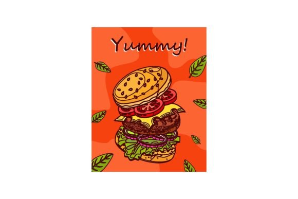 Download Bright Leaflet Designs for Fast Food Res - Food Collection