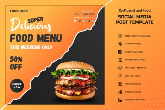 Download Food and Restaurant Social Media Post - Food Collection