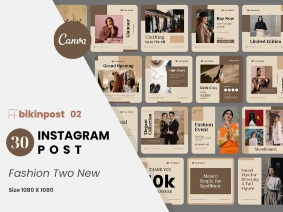 Download Fashion Canva Instagram Post Template - Canva instagram post Collection