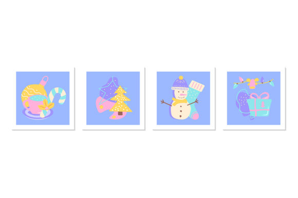 Download New Year and Xmas Social Media Post Set - Post set Collection